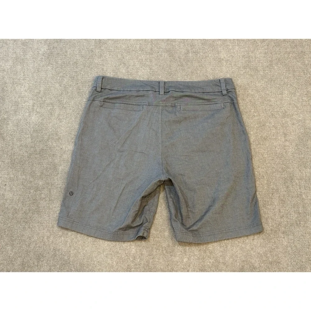 Lululemon Shorts Men 34 Charcoal Gray Commisions Classic Fit 9